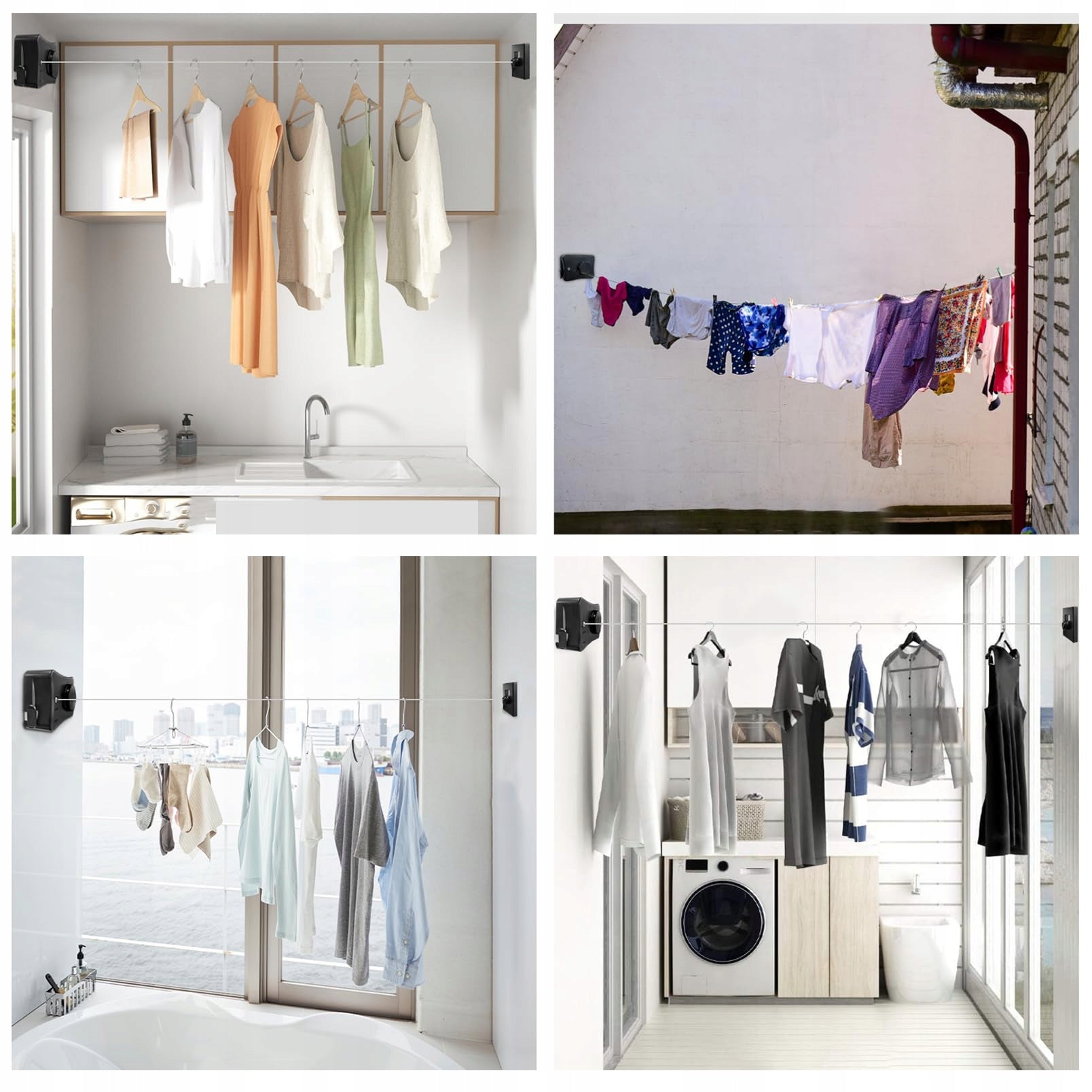 SOLID SLIDING CORD 5,1 M DURABLE FOR DRYING CLOTHES DRYER STRONG Product weight with unit packaging 0.46 kg