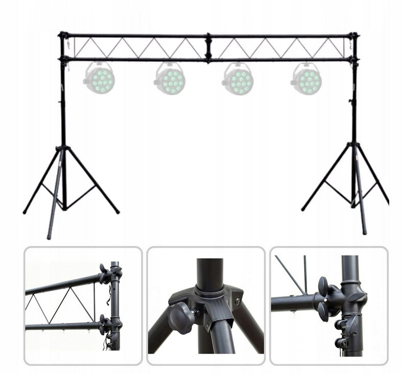 SOLID STABLE LIGHTING RAMP FOR DJ TRIPOD GATE 16 POINTS 3,5 M