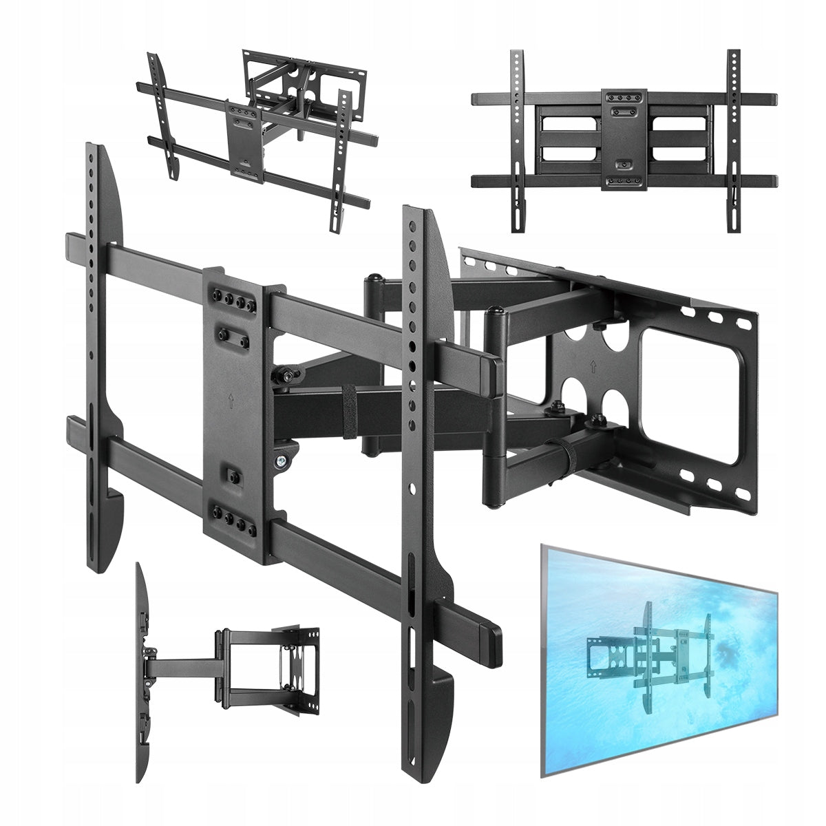 SOLID SWIVEL MOVABLE HANGER FOR TV 85 INCHES HISENSE WALL