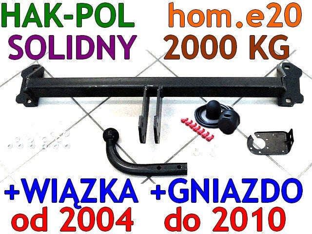 SOLID TOW BAR HARNESS BMW X3 E83 2004 2010 Manufacturer's catalog number A02140