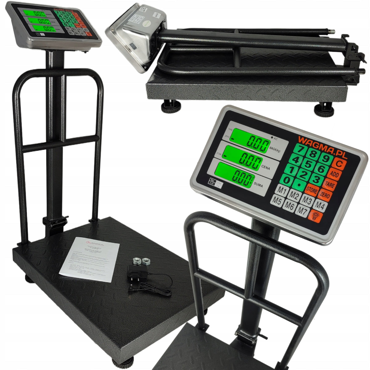 SOLID WEIGHT 150 kg 40x30 Electronic Warehouse Platform Commodity AKU