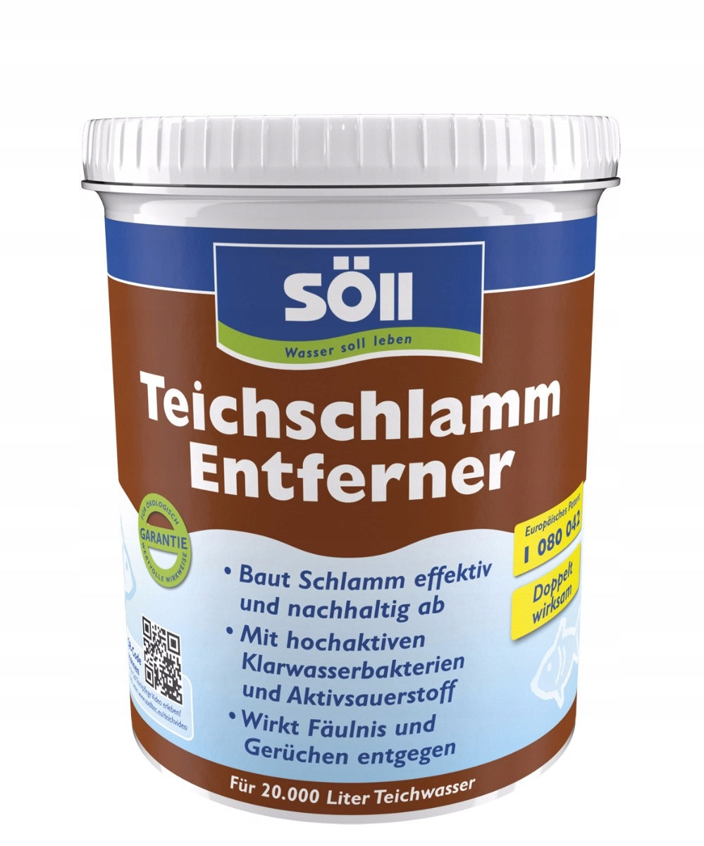SOLL Teichschlamm 1 kg - removes silt in the eye - per 20.000l of water