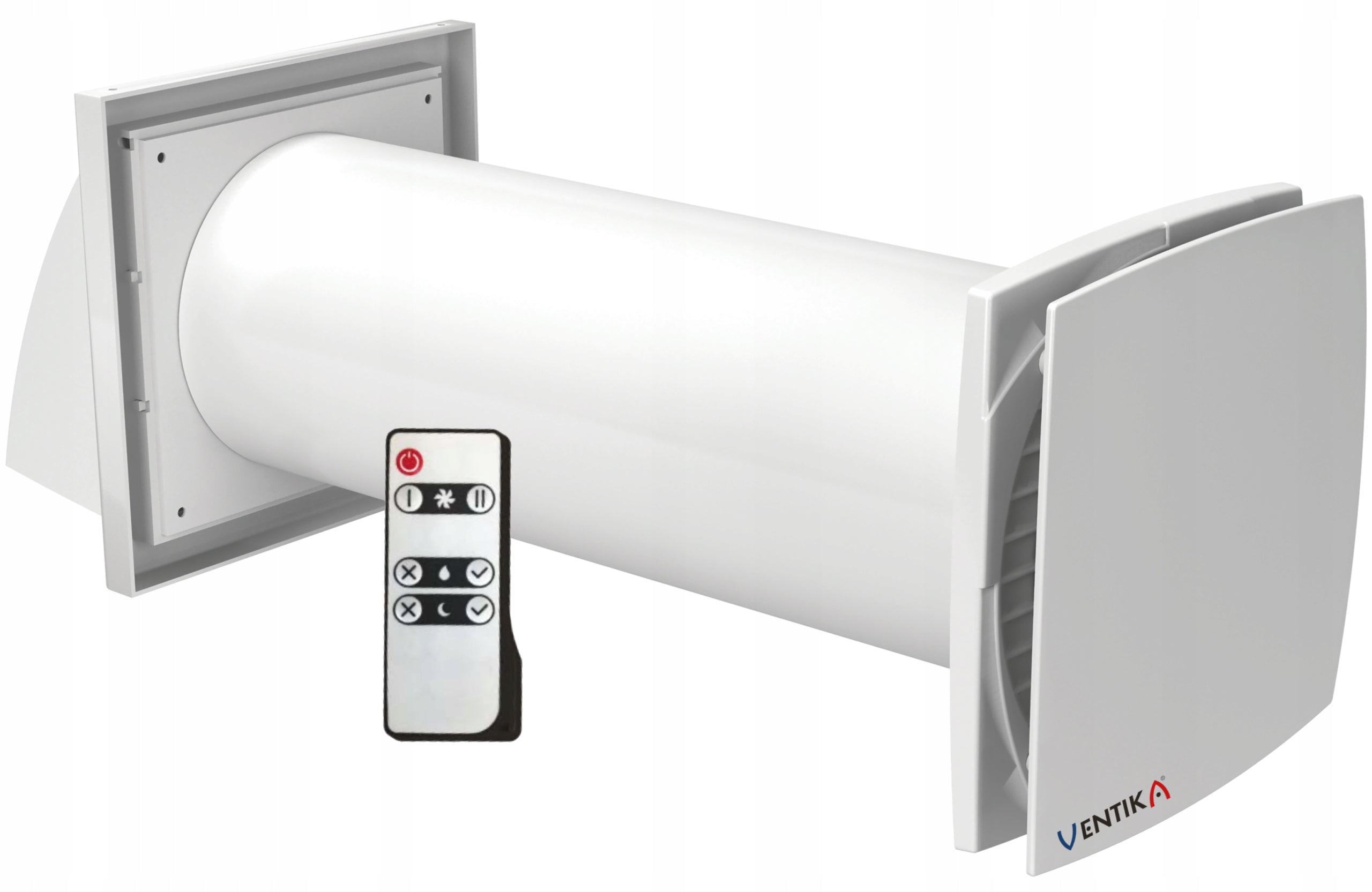 SOLO 100+ wall recuperator fi 100, PILOT, HYGROSTAT, PLUG - Ventika