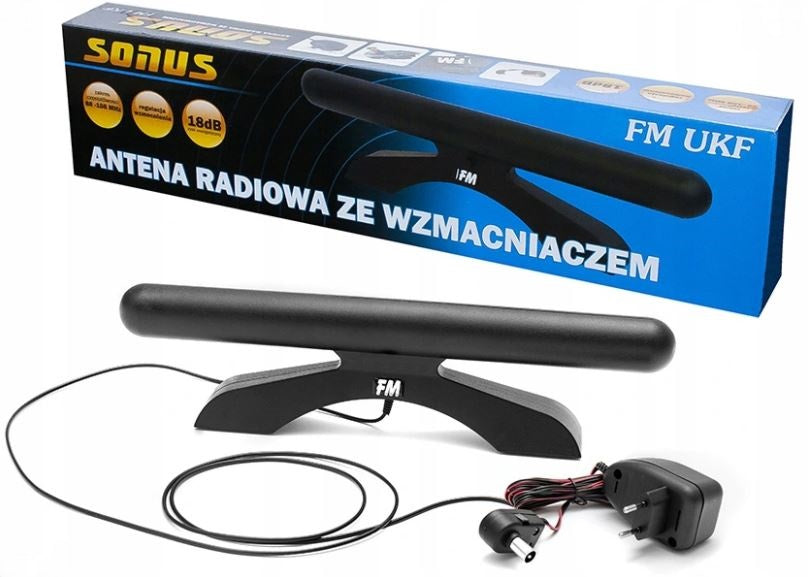 SOLO RADIO INDOOR ANTENNA WITH AMPLIFIER