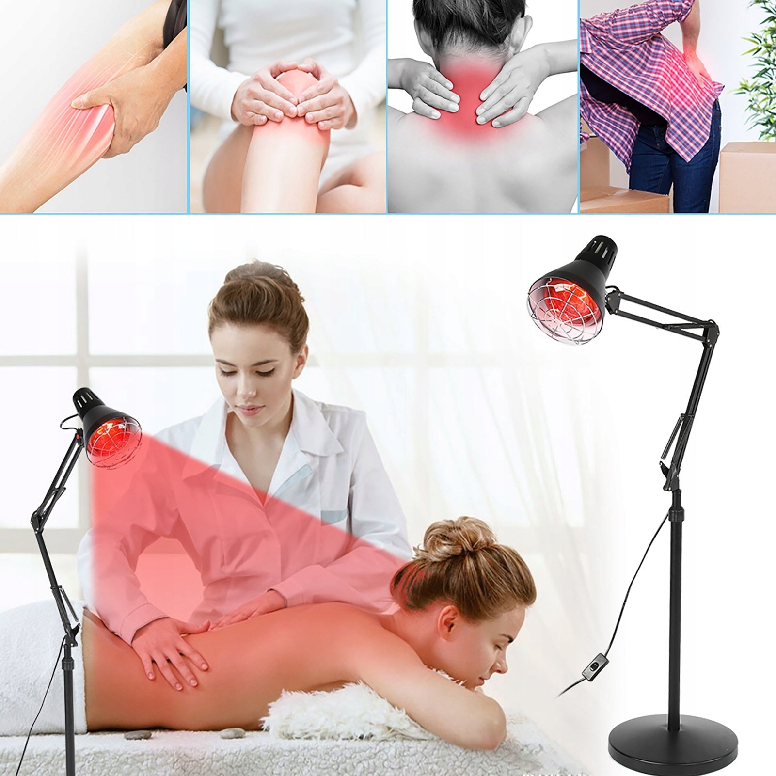 SOLUX INFRARED 220V HEALING LAMP Packaging status original