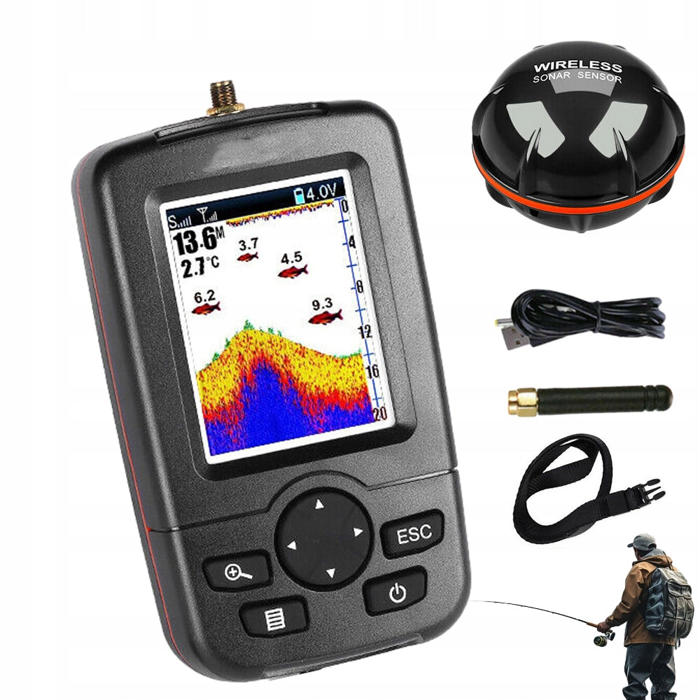 SONAR WIRELESS SONAR COLOR FISH DISPLAY