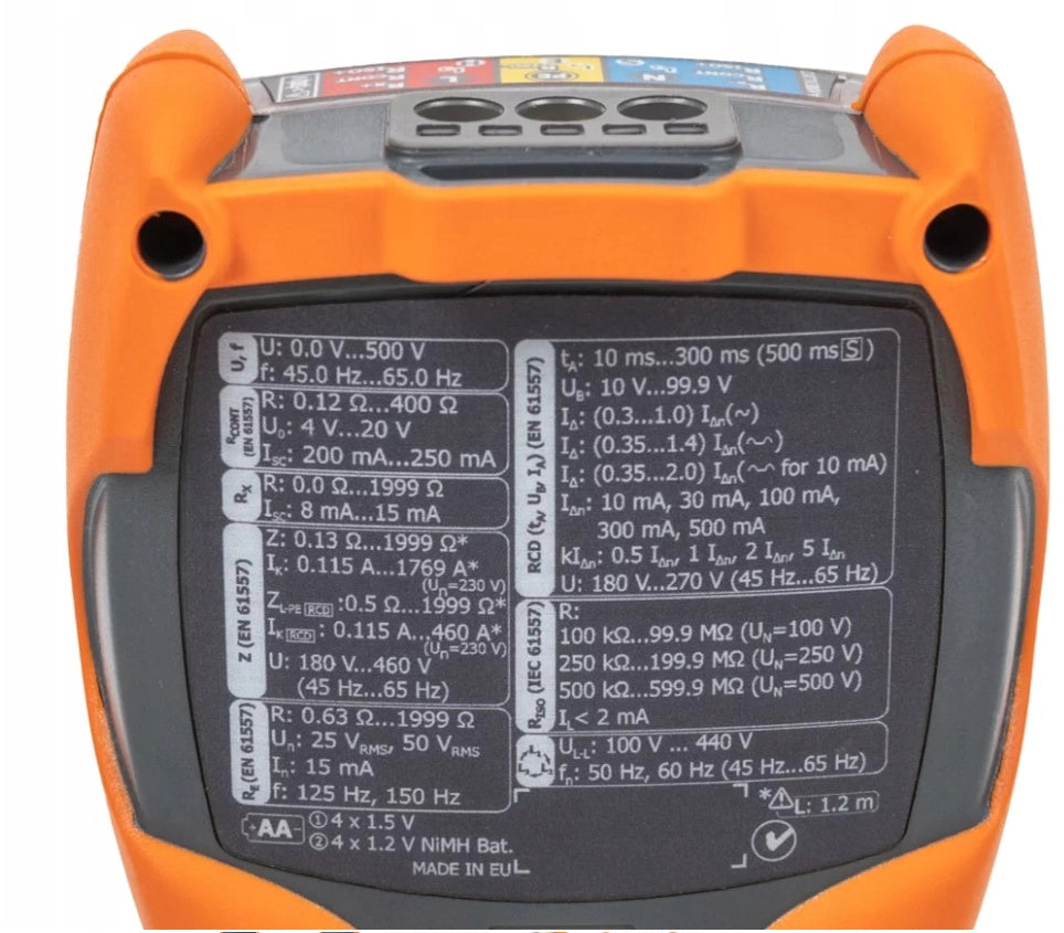 SONEL MPI-507 Multifunctional Electrical Installation Parameter Meter Power supply batteries