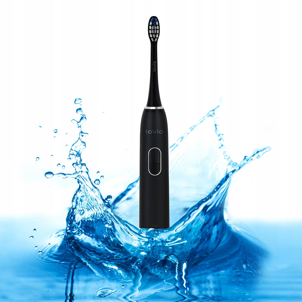 SONIC Electric Toothbrush BLACK LOVIO INDUCTION CASE IPX8 Packaging status original
