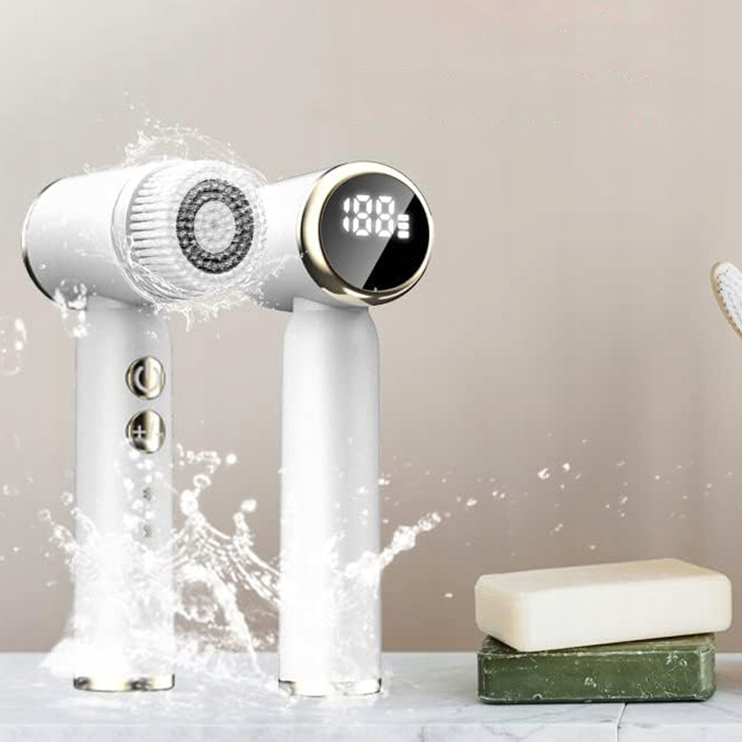 SONIC FACIAL WASH BRUSH ELECTRIC CLEANING BRUSH 6IN1