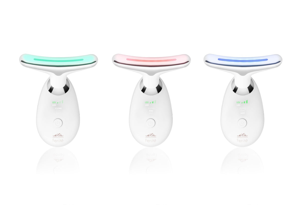 SONIC MASSAGER FOR FIRMING THE FACE AND NECK ULTRASONIC THERAPY EMS Packaging status original