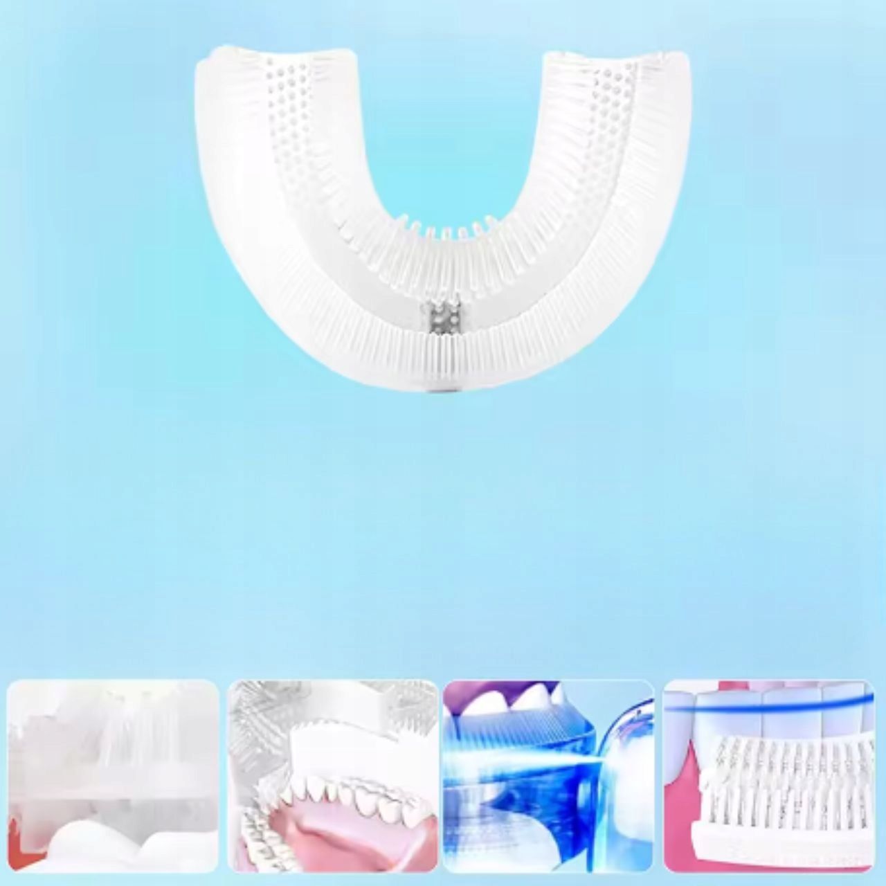 SONIC TOOTHBRUSH ELECTRIC 360 DEGREE UShape CHARGING STATION Manufacturer code SZCZOTECZKA SONICZNA DO ZĘBÓW