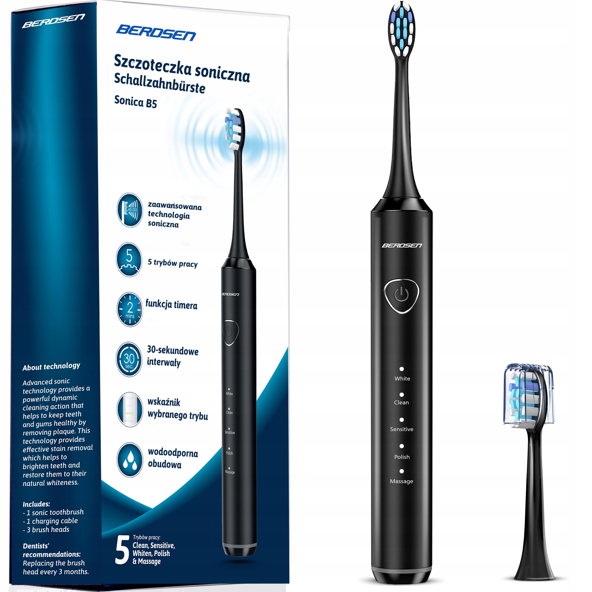 SONIC TOOTHBRUSH ELECTRIC SET
