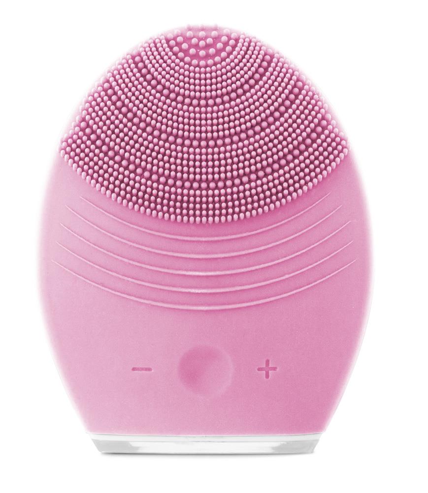 SONIC TOOTHBRUSH FACE WASH MASSAGER WASHCLOTH PINK