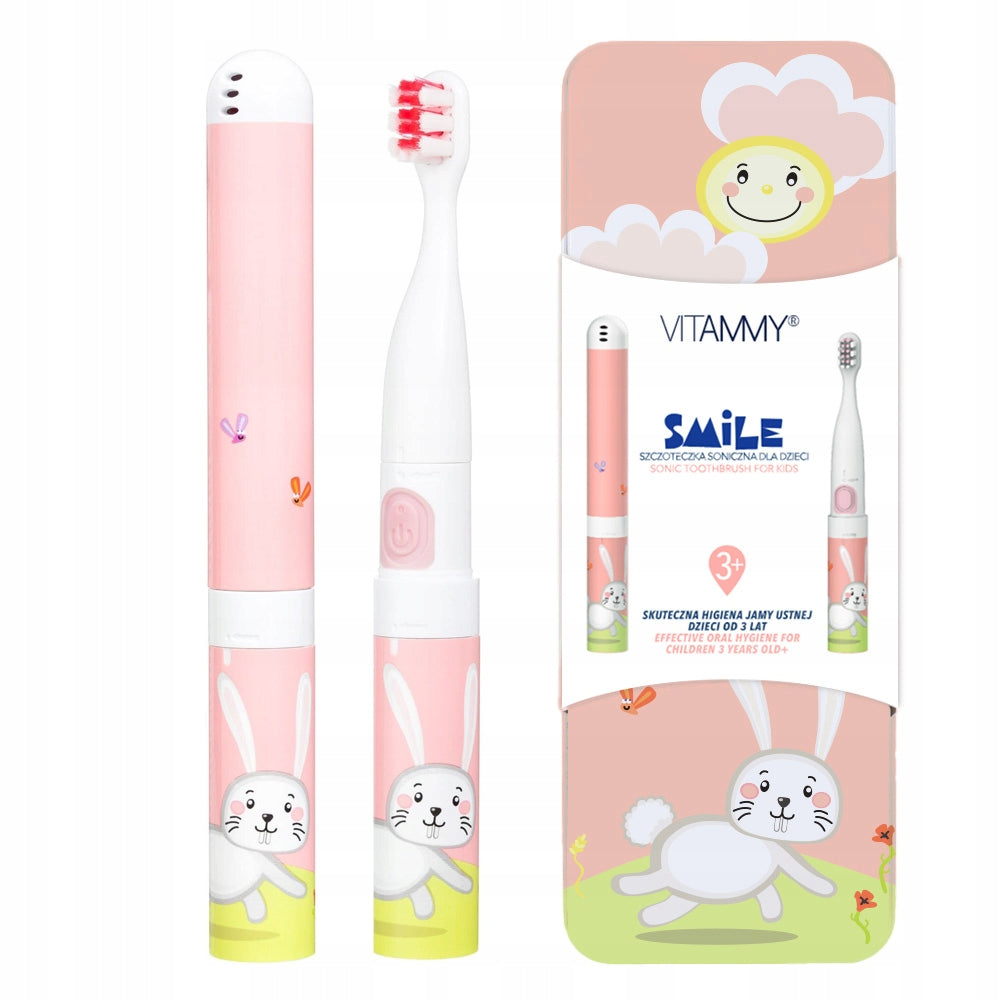 SONIC TOOTHBRUSH FOR CHILDREN 3+ VITAMMY SMILE +ETUI 2TIPS