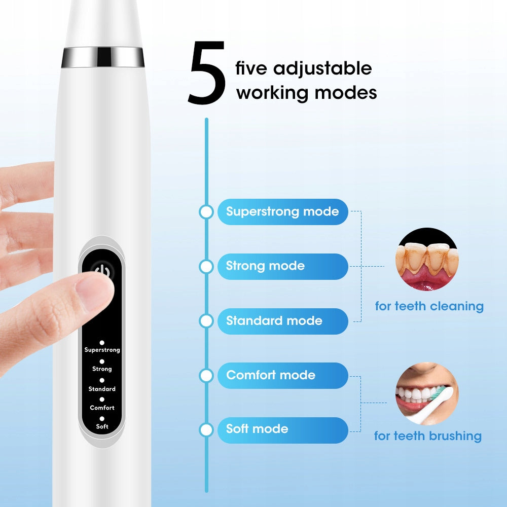 SONIC TOOTHBRUSH ULTRASONIC DENTAL SCALER 2IN1 Brand Haxe
