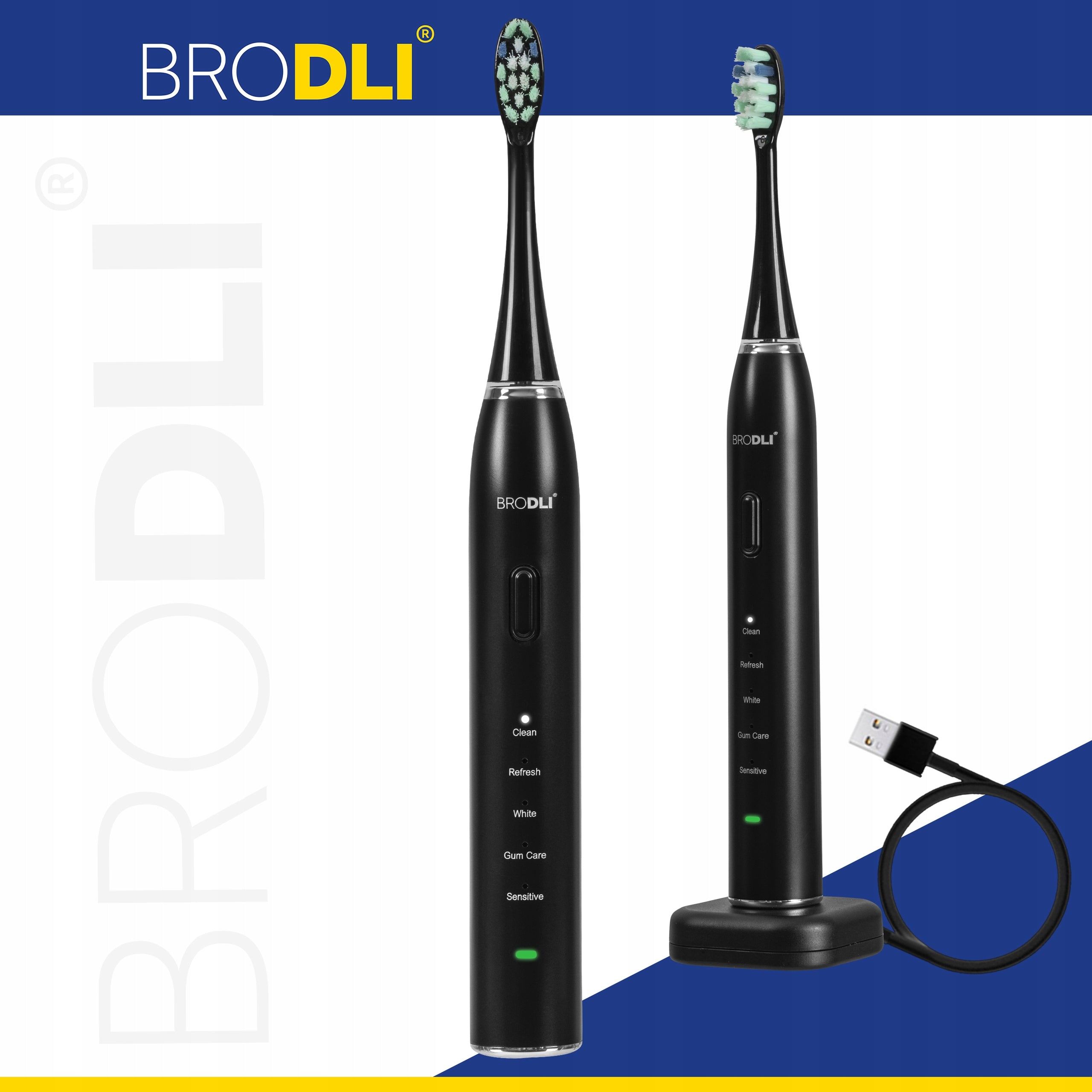 SONIC TOOTHBRUSH WHITENING 5 MODES ELECTRIC TIP Manufacturer code SZCZOTECZKA SONICZNA DO BRODLI