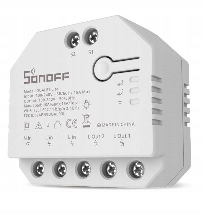 SONOFF DUAL R3 DUAL CHANNEL DUAL RELAY WIFI SWITCH SUPLA Packaging status original