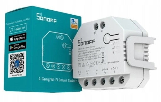 SONOFF DUAL R3 Intelligent Wi-Fi Roller Shutter Controller Current Power Measurement Packaging status original