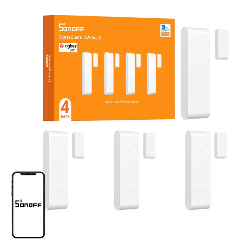 SONOFF SNZB-04PR2 4 Pak Window Door Opening Sensor Zigbee 3.0 Sensor