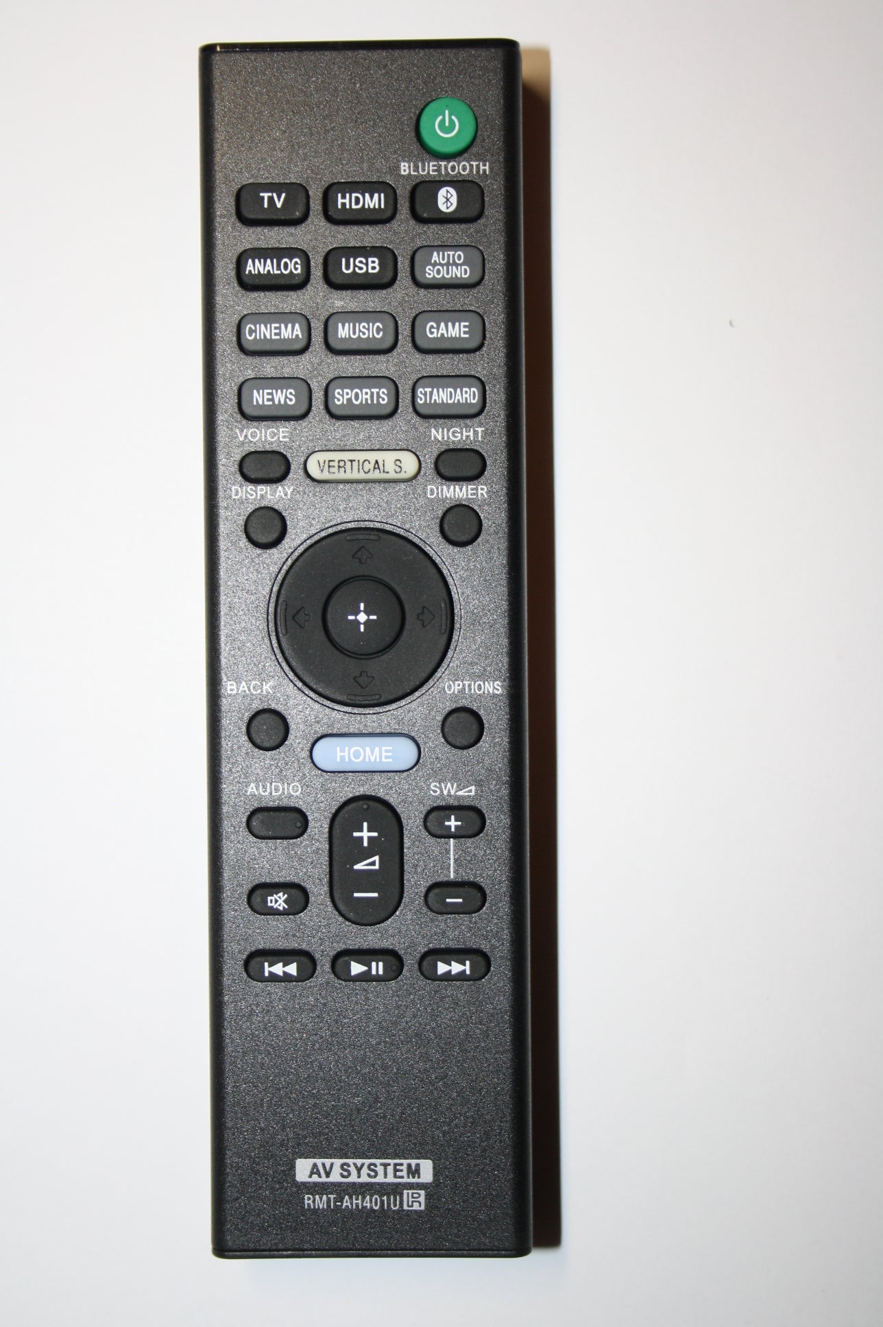SONY RMT-AH401U HT-FX9000 HT-X9000F REMOTE CONTROL Manufacturer code rmt-ah401U