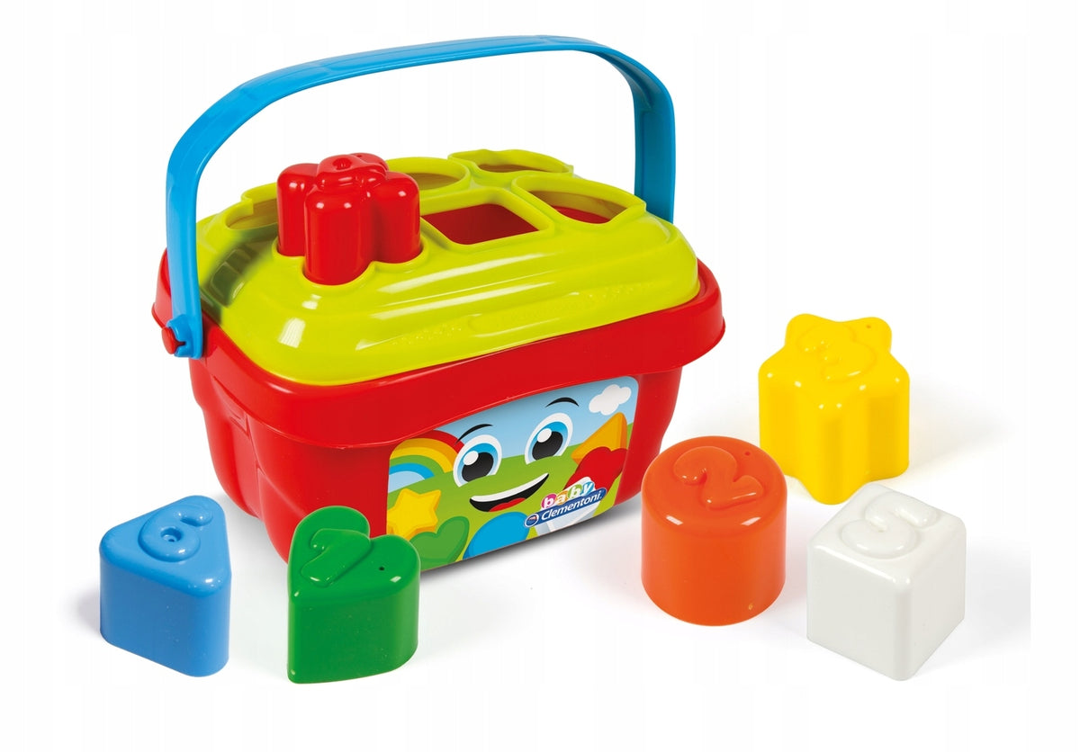 SORTER Basket of Shapes and Colors CLEMENTONI Brand Clementoni