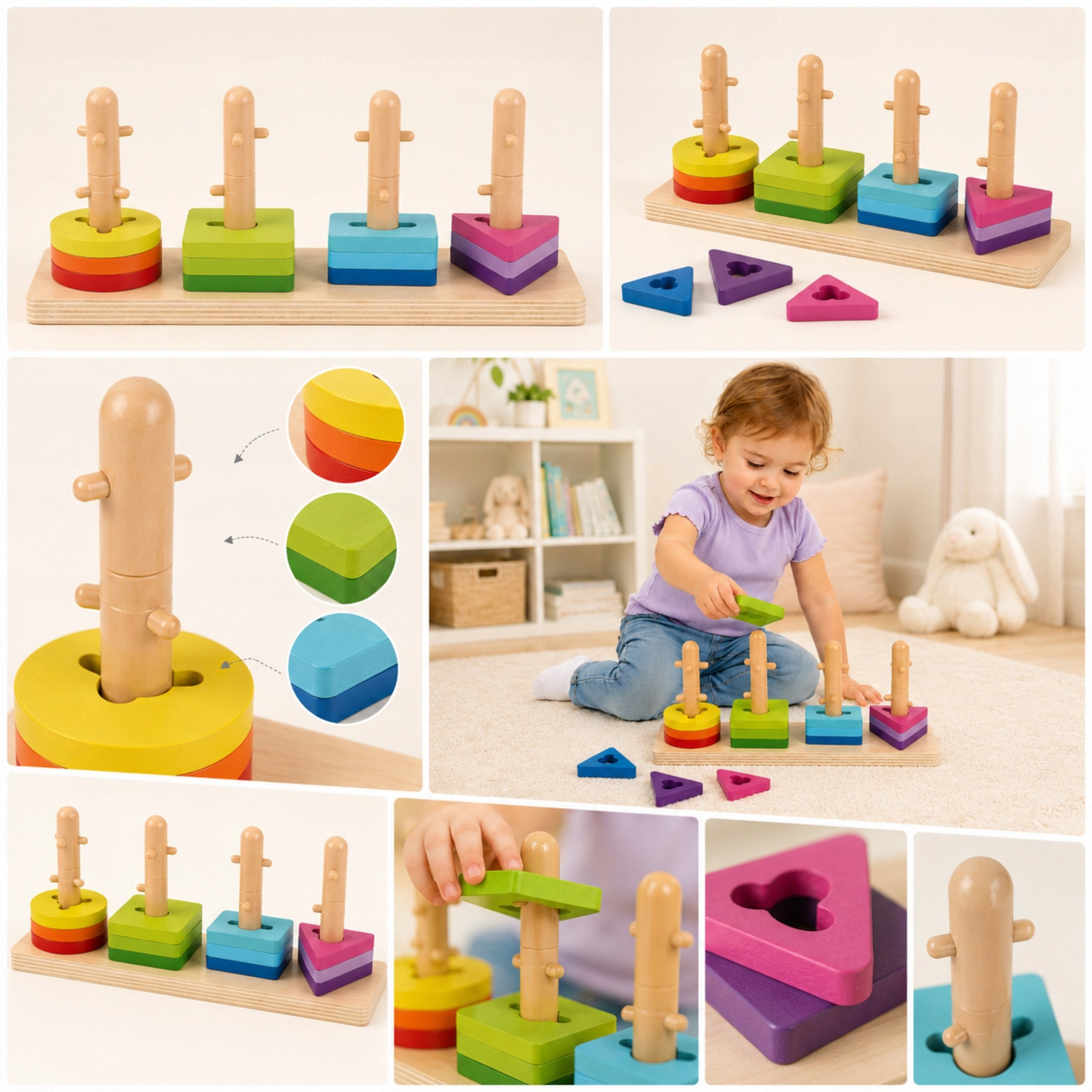SORTER LEARNING TO COUNT EDUCATIONAL MONTESSORI PUZZLE FUN TOOKY TOY Manufacturer code TK497