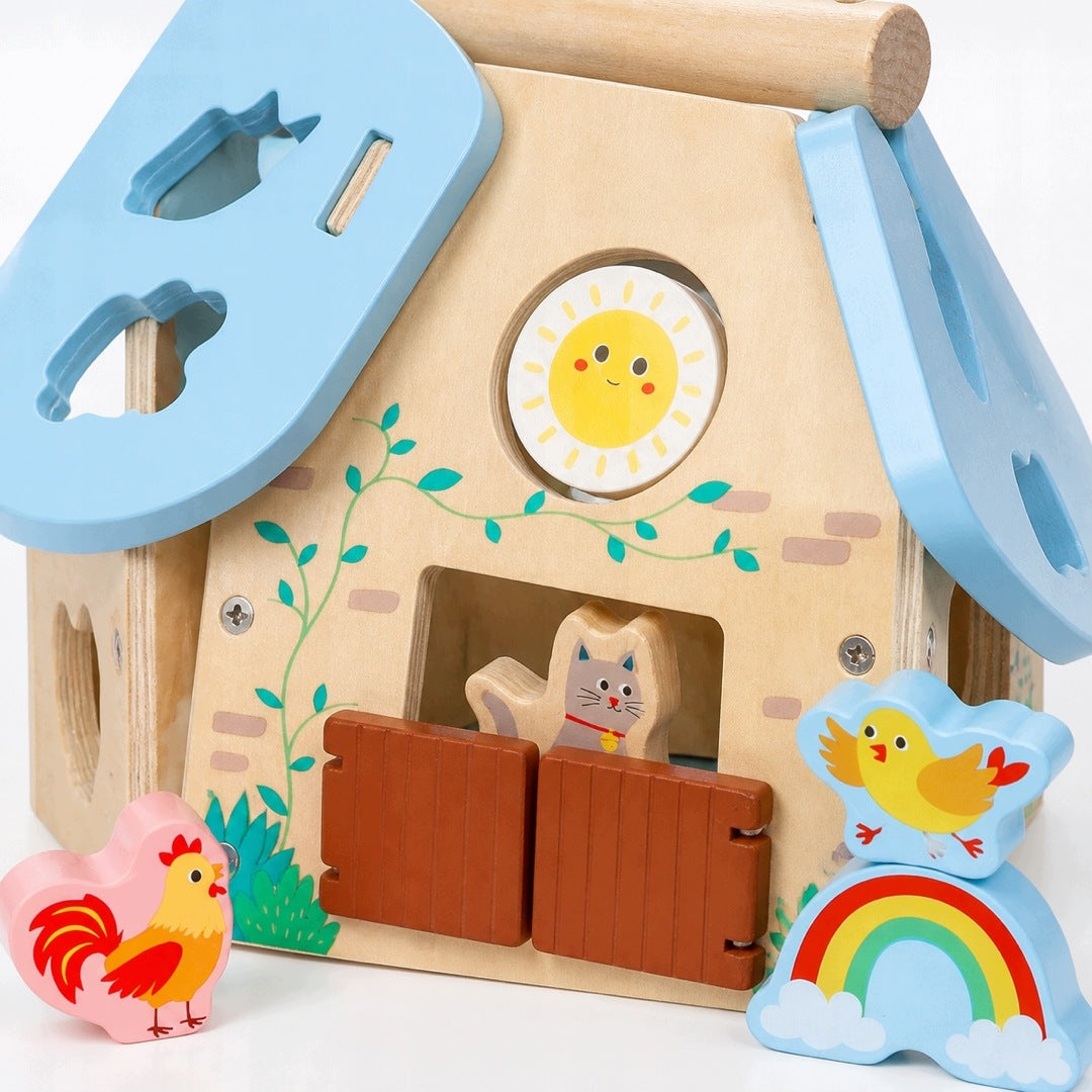 SORTER WOODEN FARM BARN ANIMALS EDUCATIONAL BLOCKS FOR CHILDREN 12M+ Manufacturer code SDFOZKEDD1
