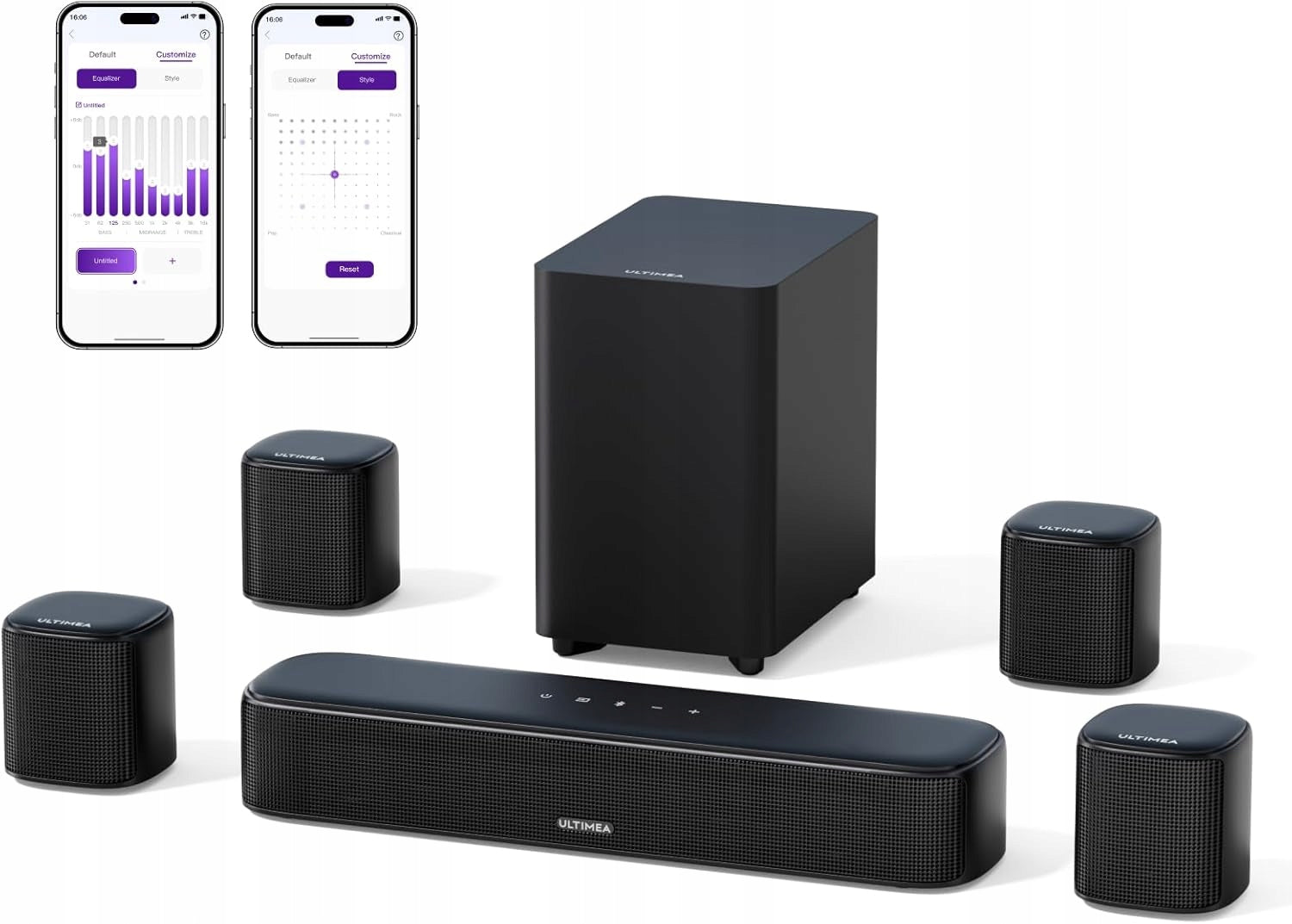 SOUNDBAR 7.1 FOR TV 280W SURROUND SUBWOOFER