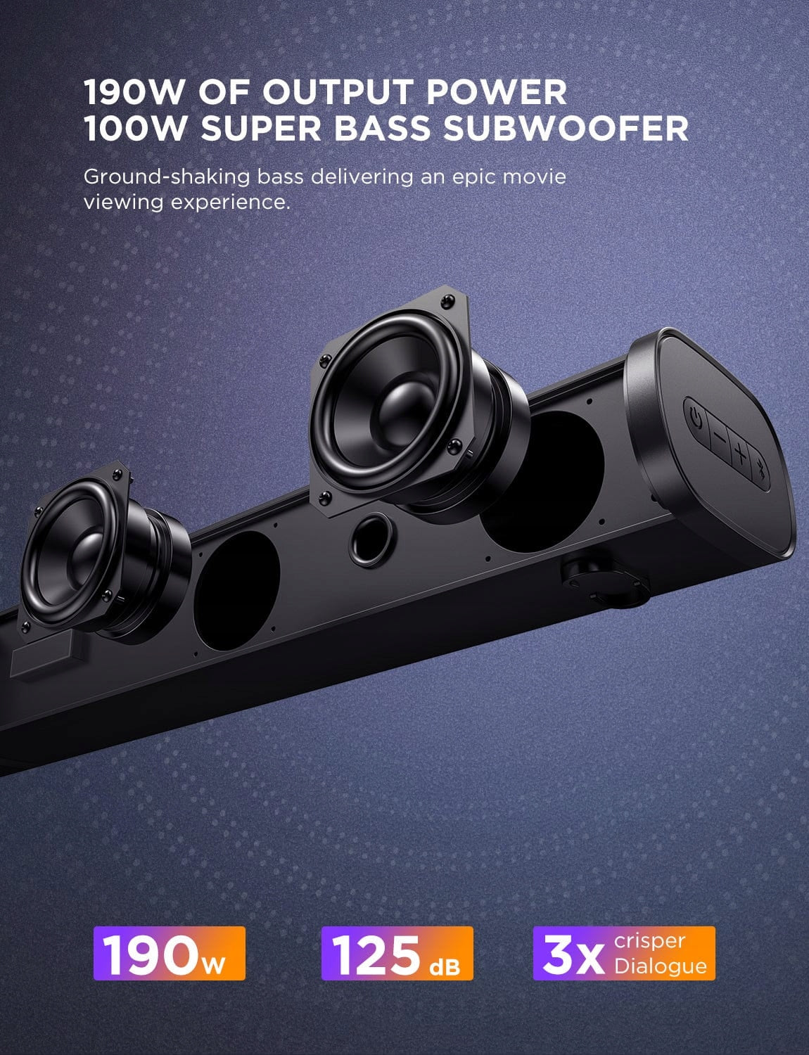SOUNDBAR BOMAKER Tapio III 190W 125dB BT AUX USB BLUETOOTH EAN (GTIN) 711731865942