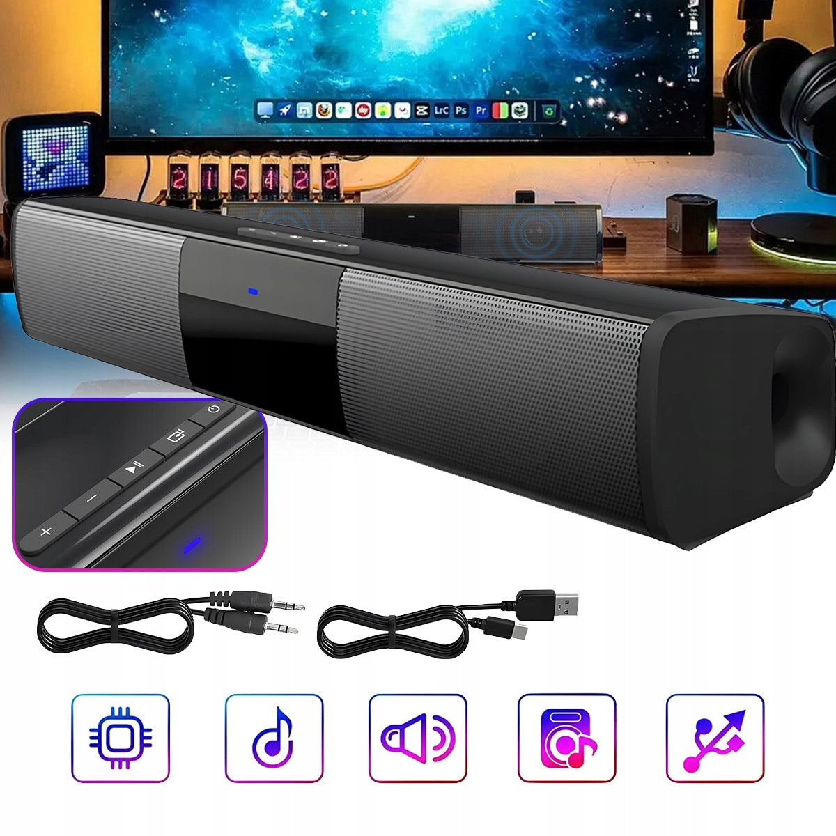 SOUNDBAR Computer Speakers for Laptop Soundbar for TV Brand no brand