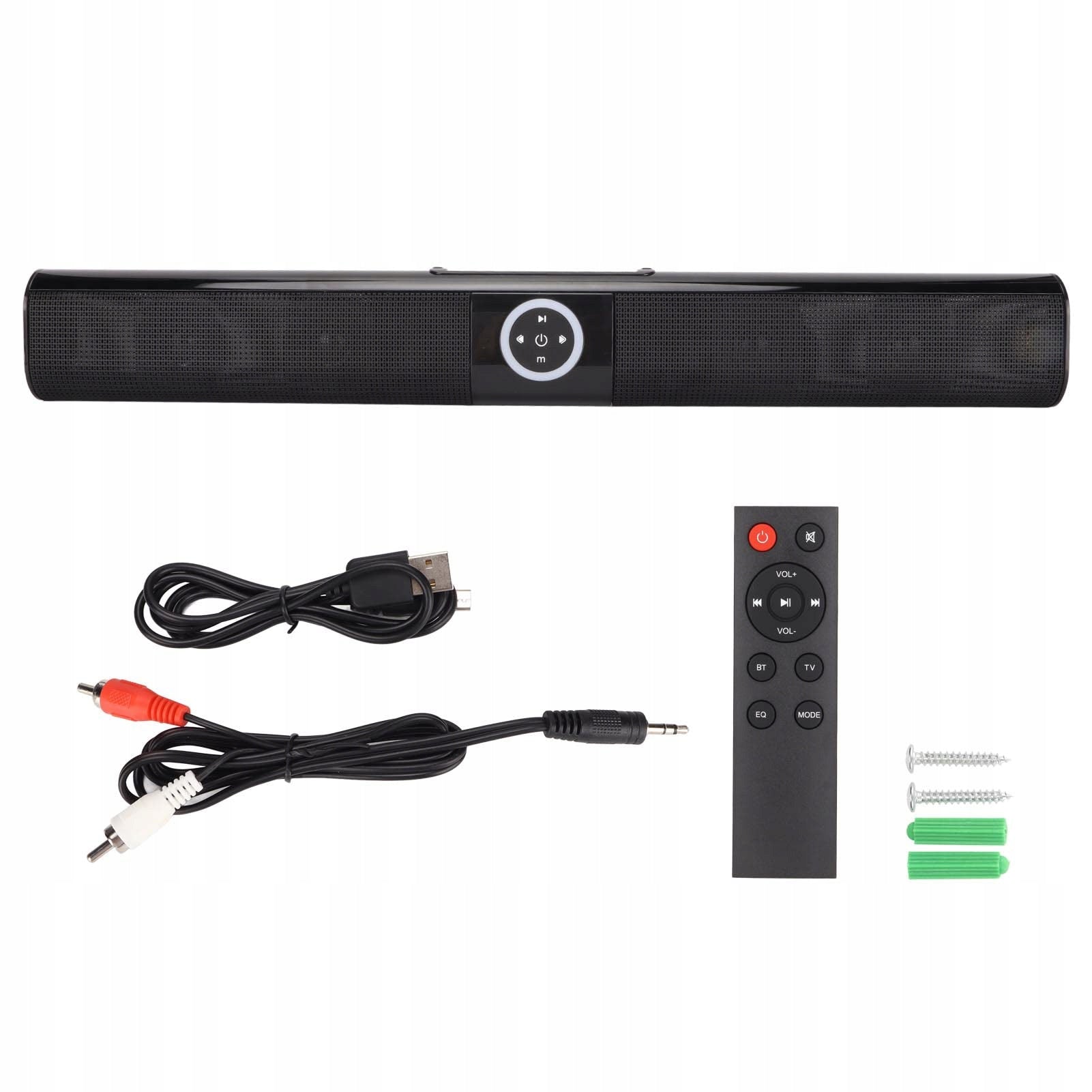 SOUNDBAR FM TF AUX U-Disk RCA TV Speaker Hi-Fi RGB Lighting Model ACMEGG