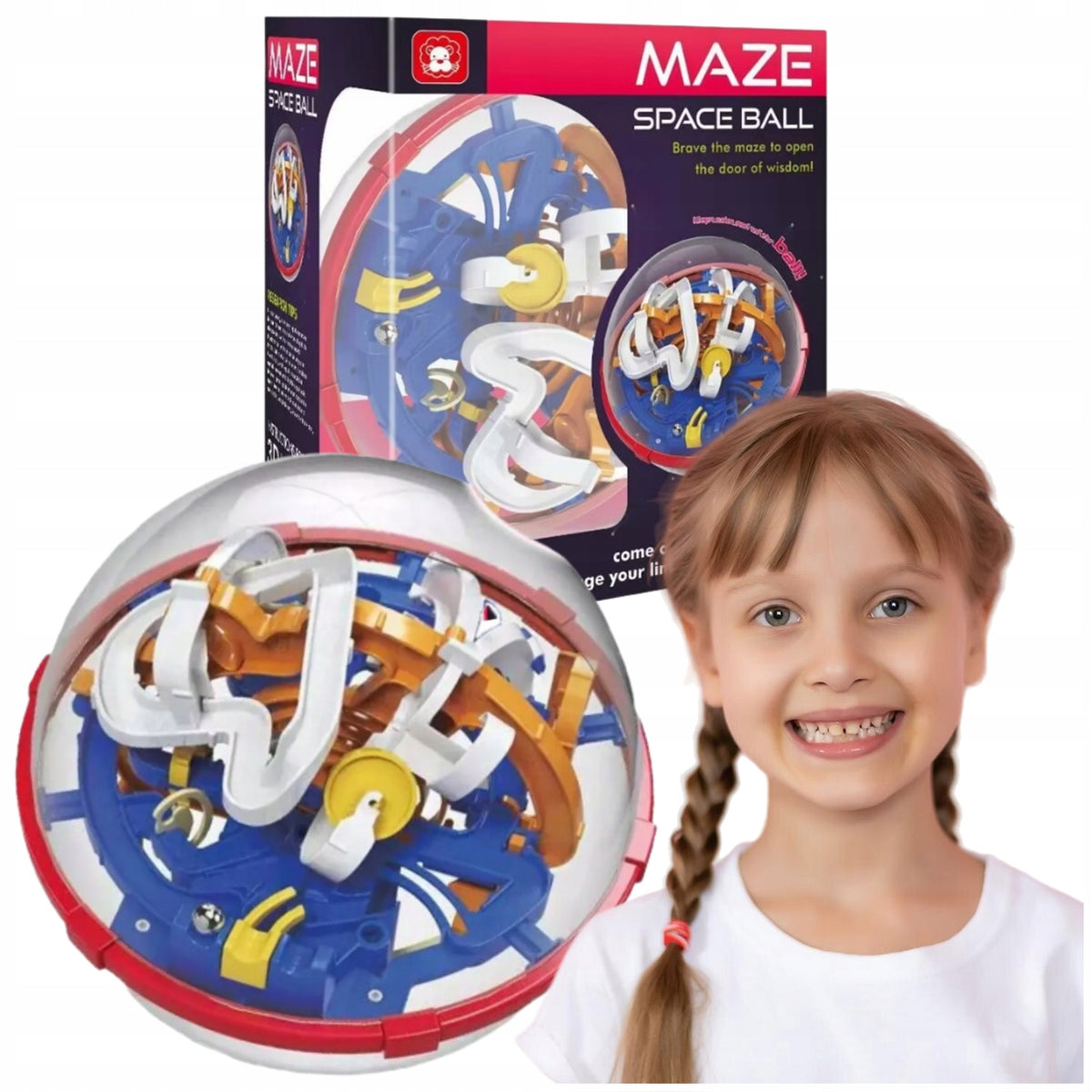 SPACE BALL LABYRINTH 3D PUZZLE ARCADE GAME CHILDREN CHALLENGE