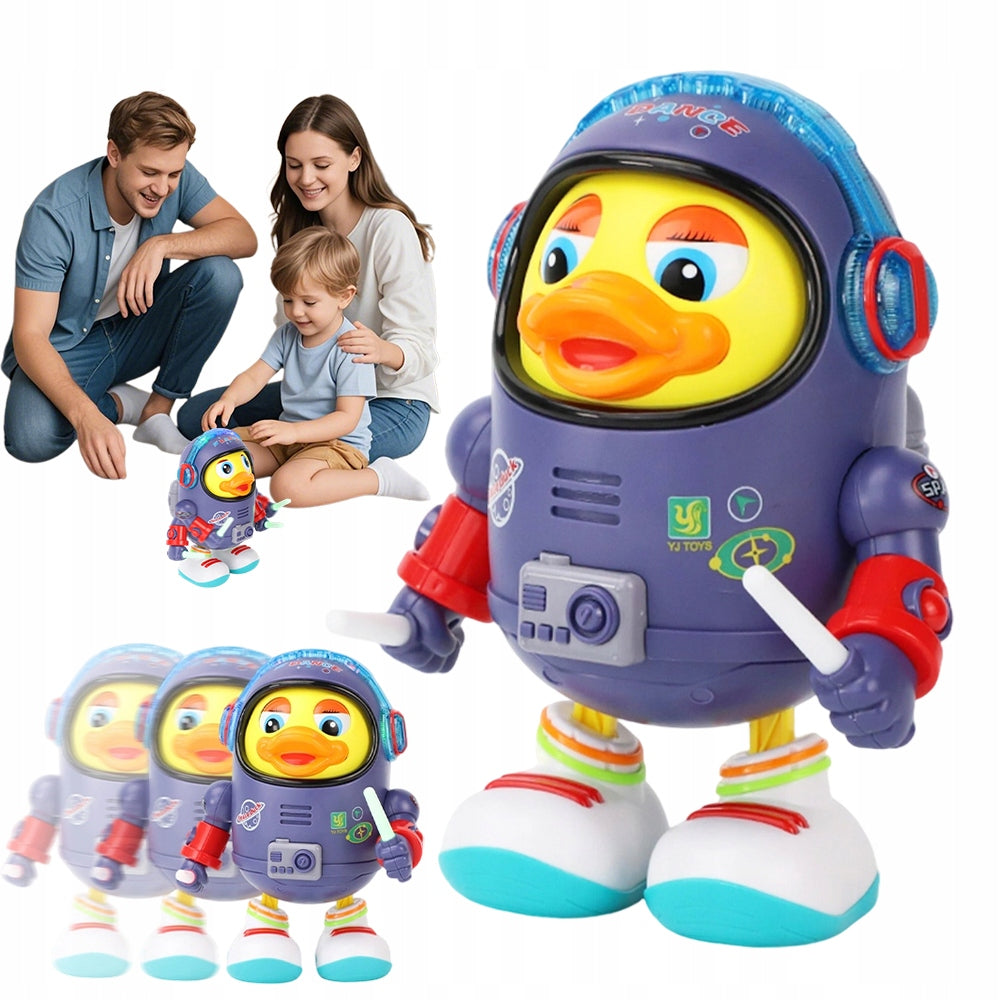 SPACE DUCK INTERACTIVE SINGS MUSICAL TOY WITH LIGHT EFFECTS