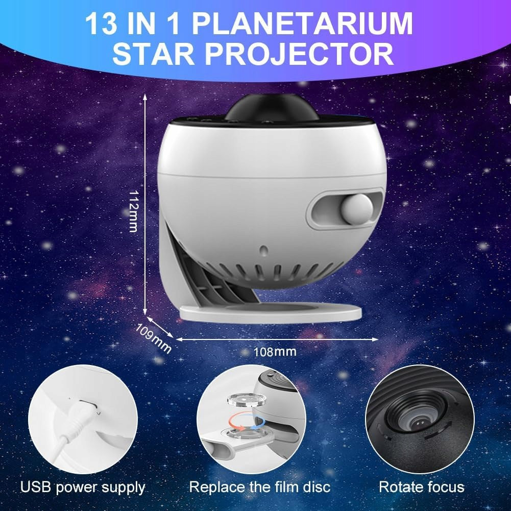 SPACE PROJECTOR PLANETARIUM STARS BLUETOOTH ROTATING DECORATION Manufacturer code 5908140584822