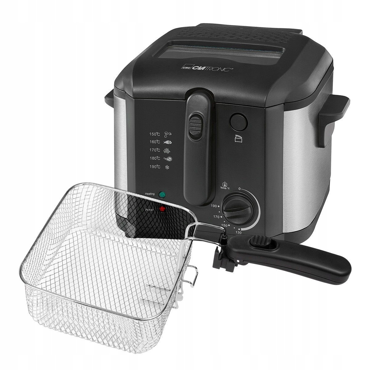 SPACIOUS AIR FRYER OIL FRYER 2,5 liter Clatronic FR