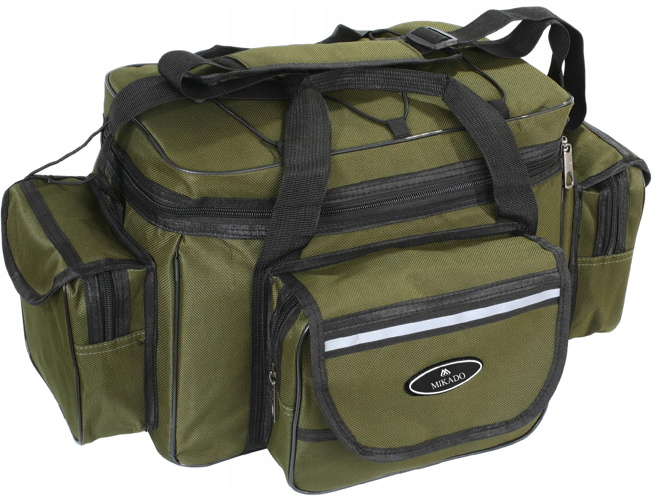 SPACIOUS Fishing Bag with Pockets MIKADO FOR GIFT FOR ANGLER