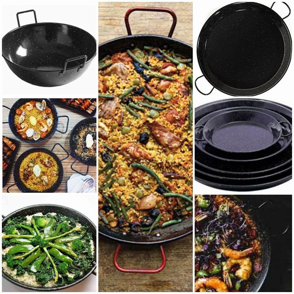 SPANISH WOK PAELLERA PAN FOR PAELLA 46 cm Packaging status original