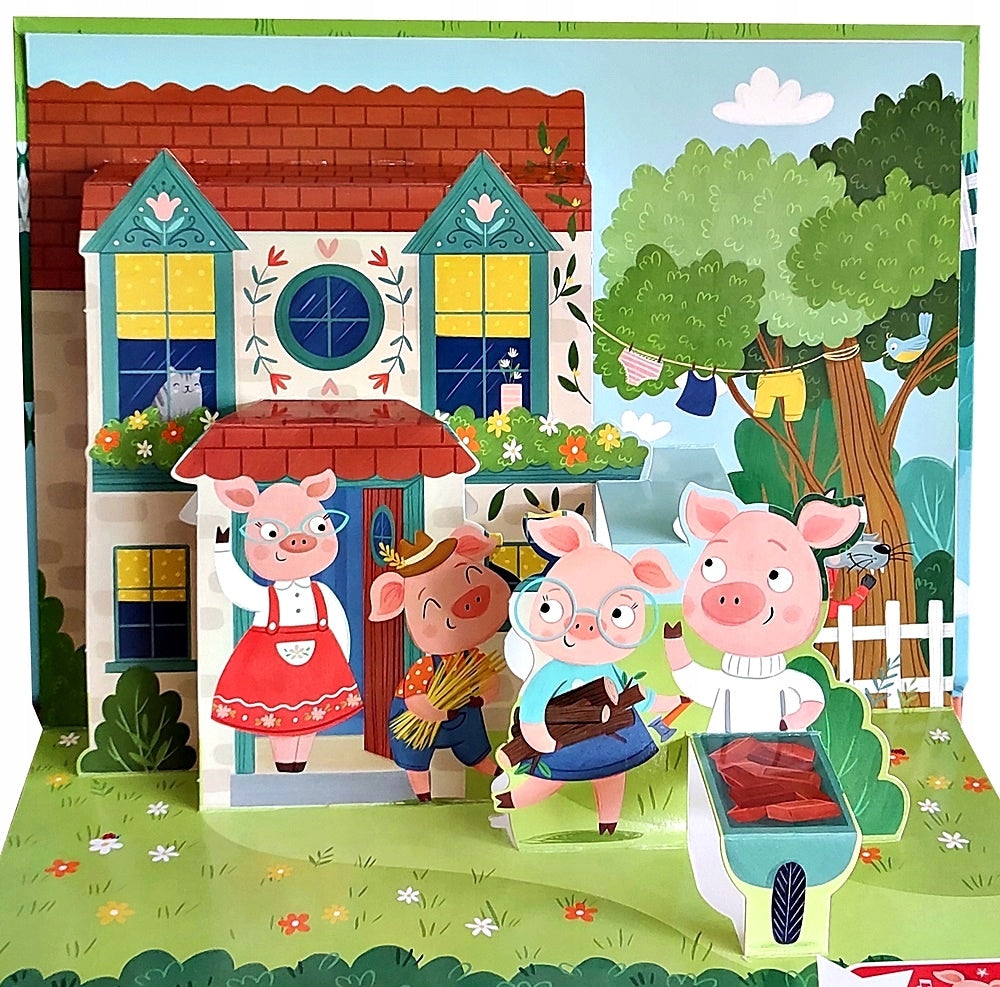 SPATIAL BOOK EDUCATIONAL SOUND FAIRY TALE TO LISTEN TO THREE PIGS Brand no brand
