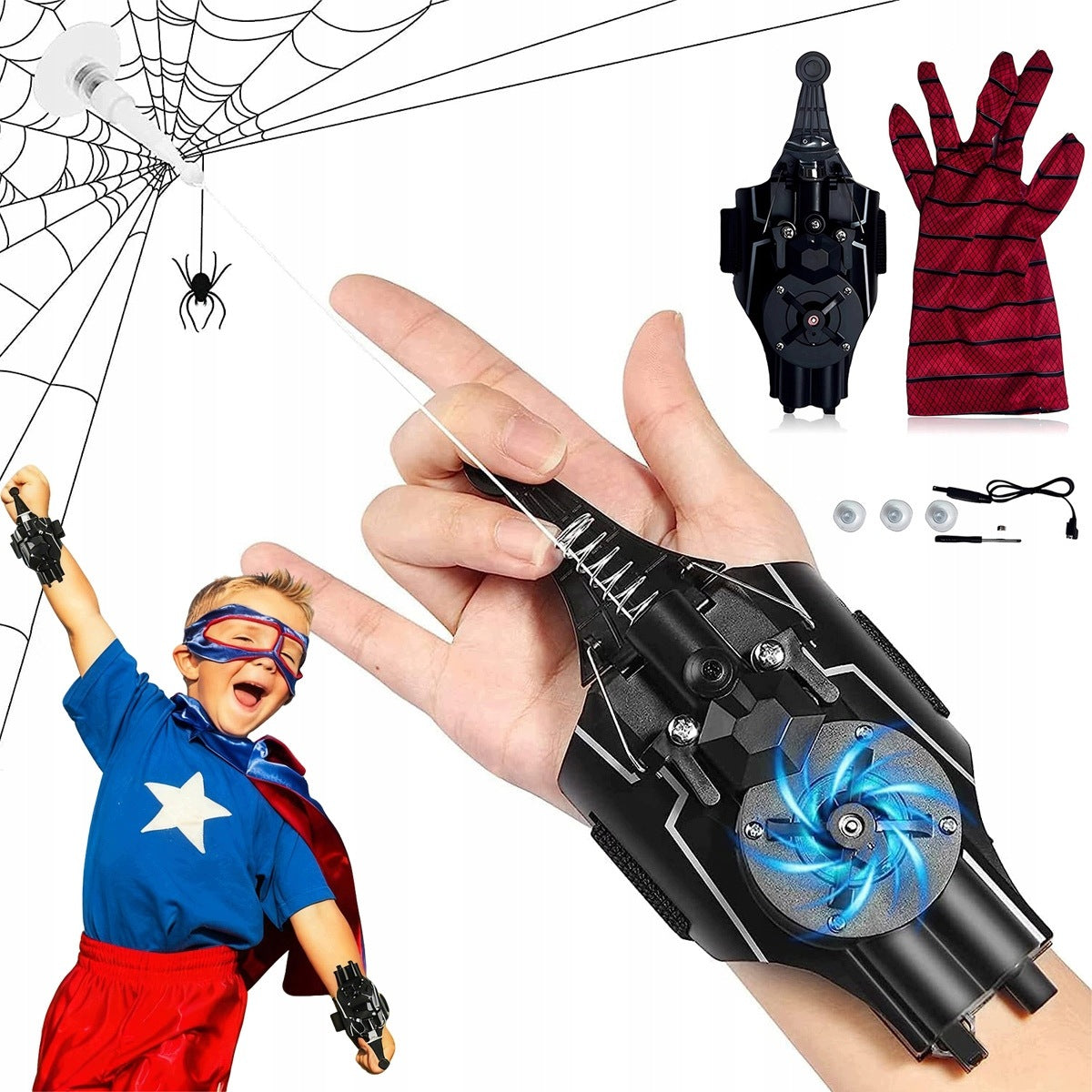 SPIDER-MAN NETWORK LAUNCHER GLOVE Best gift FOR boy