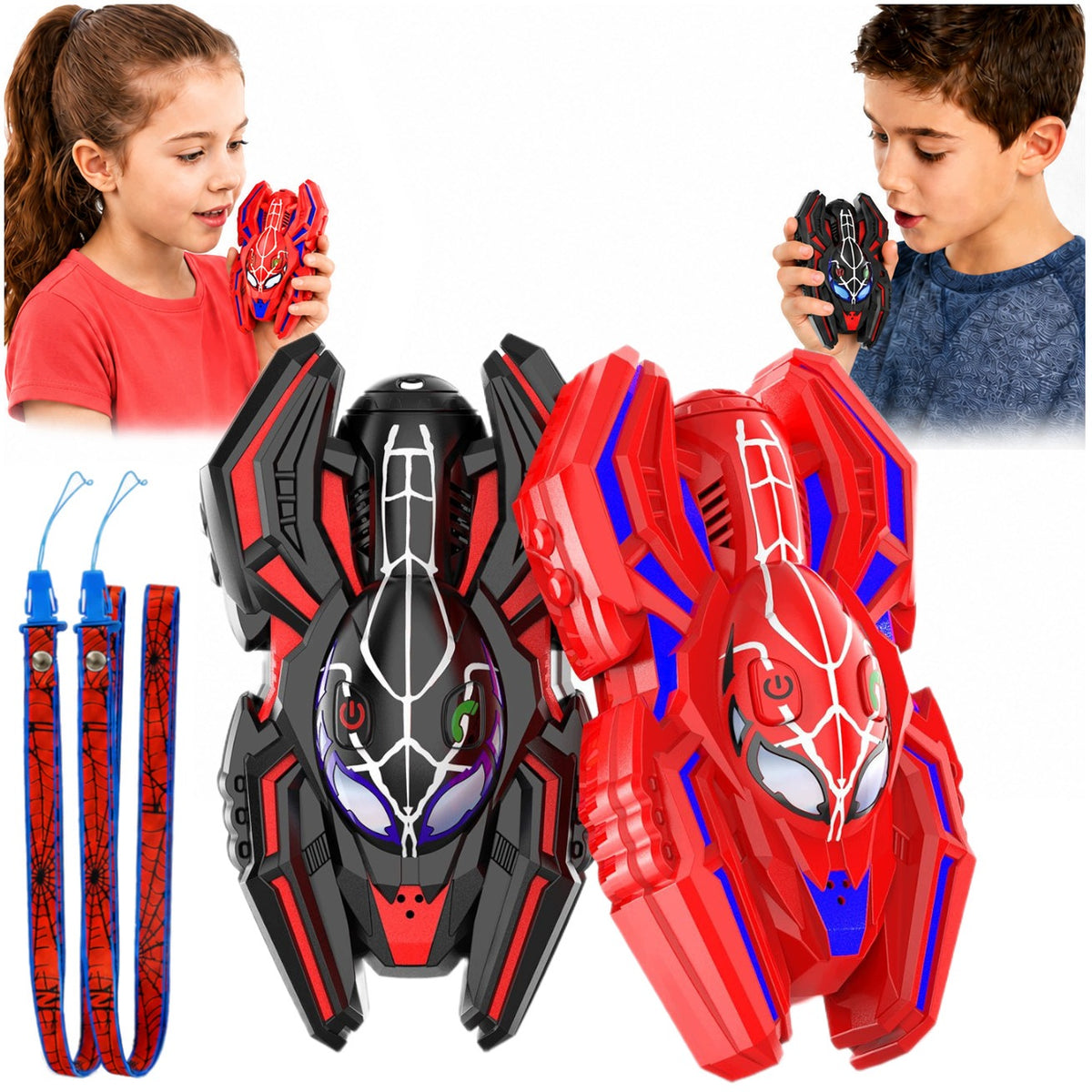 SPIDER WALKIE TALKIE WALKIE-TALKIE FOR CHILDREN SET OF 2x TOYS LED GIFT