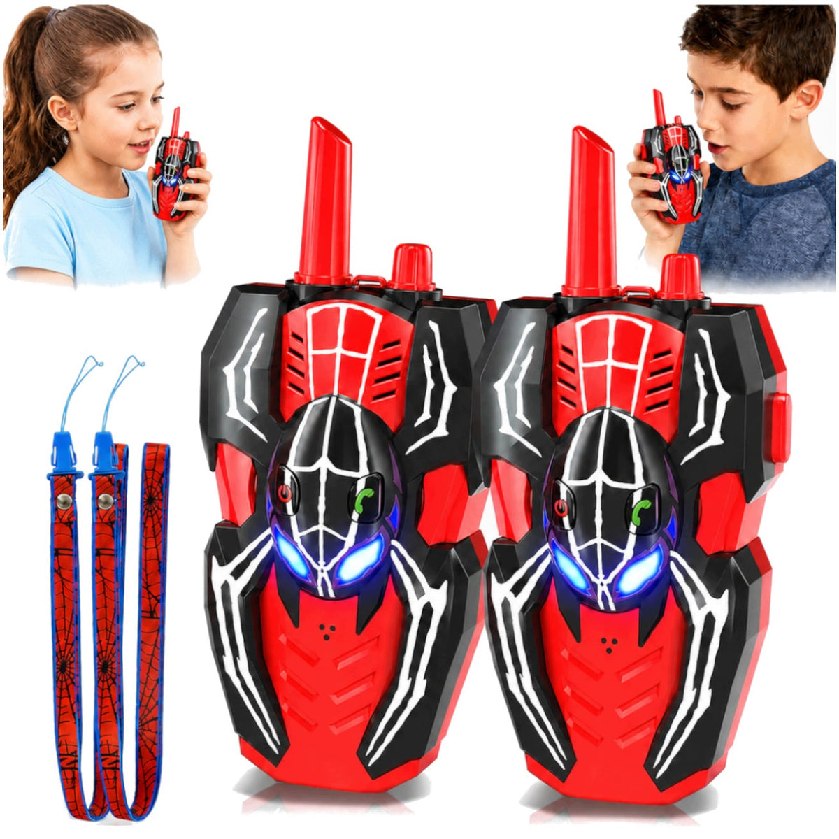 SPIDER WALKIE TALKIE WALKIE-TALKIE FOR KIDS SET OF 2PCS TOYS GIFT