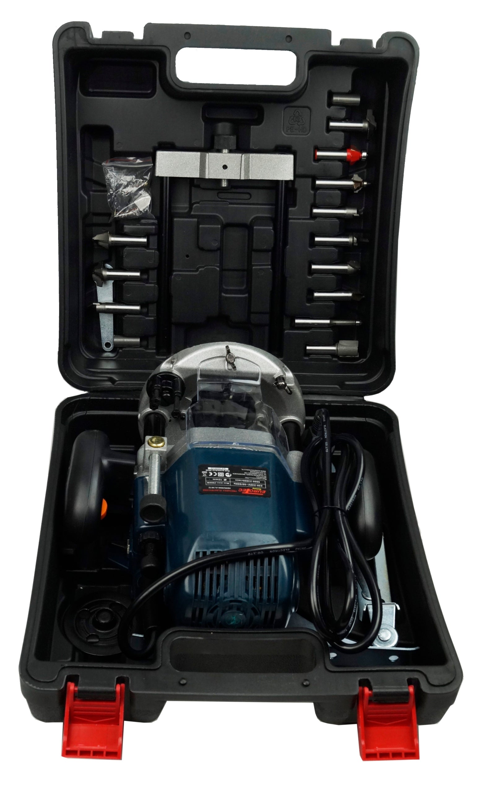 SPINDLE MILLING MACHINE FOR WOOD + 12 CUTTERS SET Maximum power 2900 W