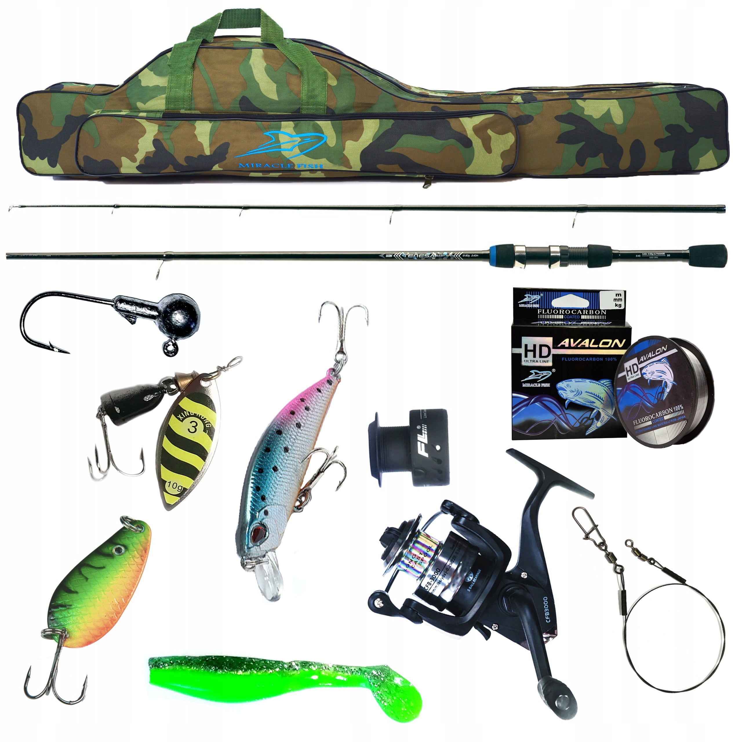 SPINING JAXON CFB PIKE RING SET COVER