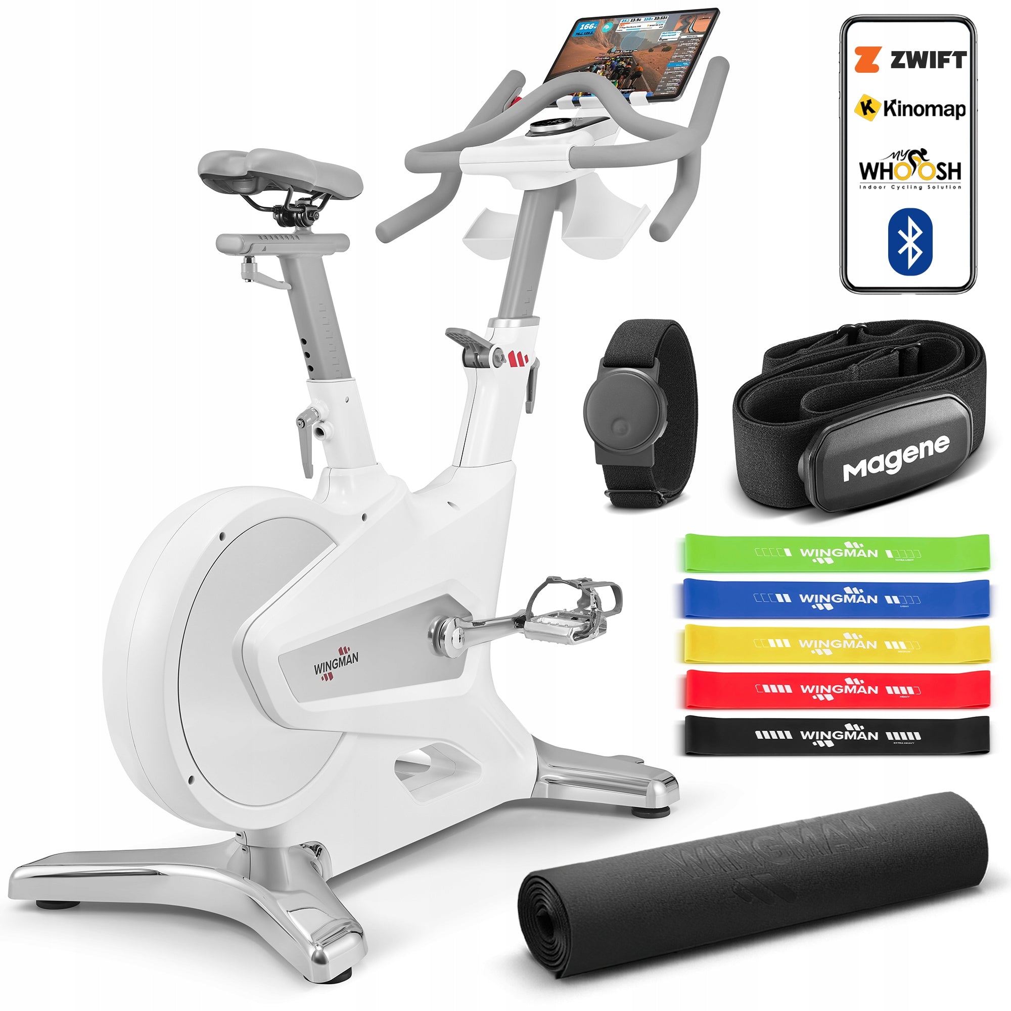 SPINNING STATIONARY BIKE WINGMAN SLX22 PRO | MAGNETIC | WHEEL 22KG