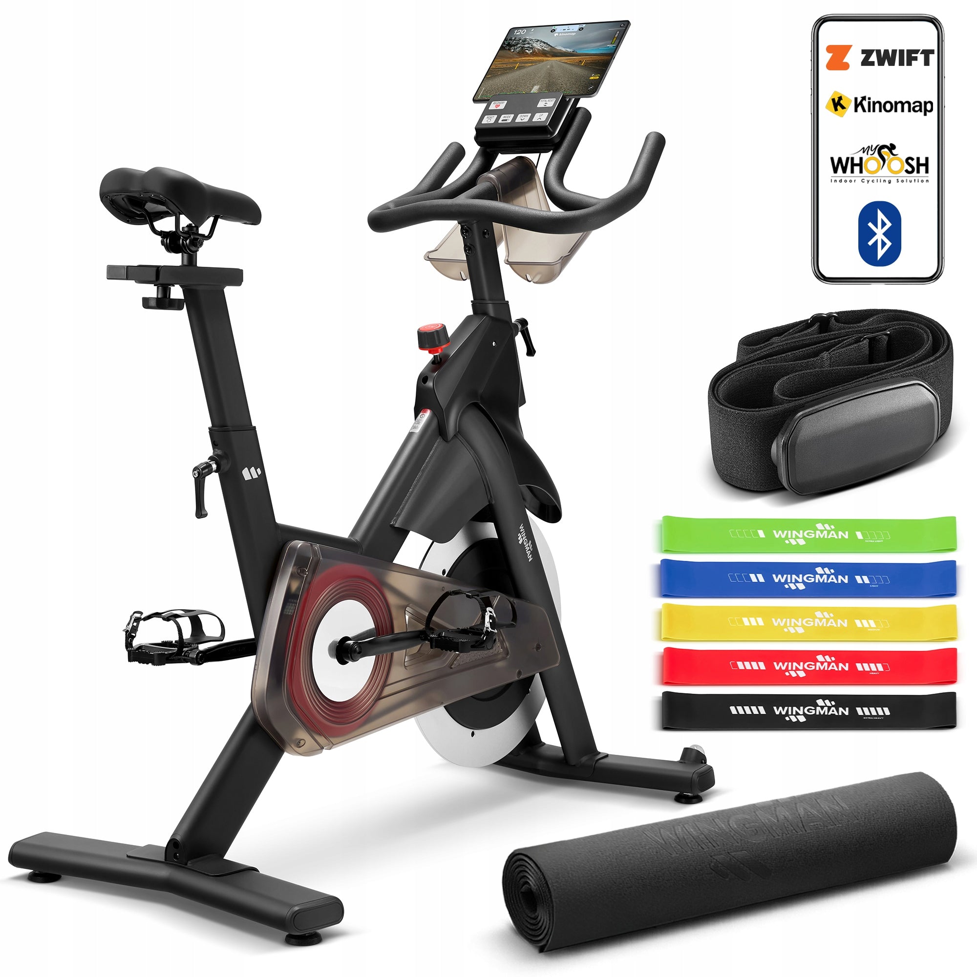 SPINNING STATIONARY BIKE WINGMAN SNX20 PRO | MAGNETIC | WHEEL 20KG