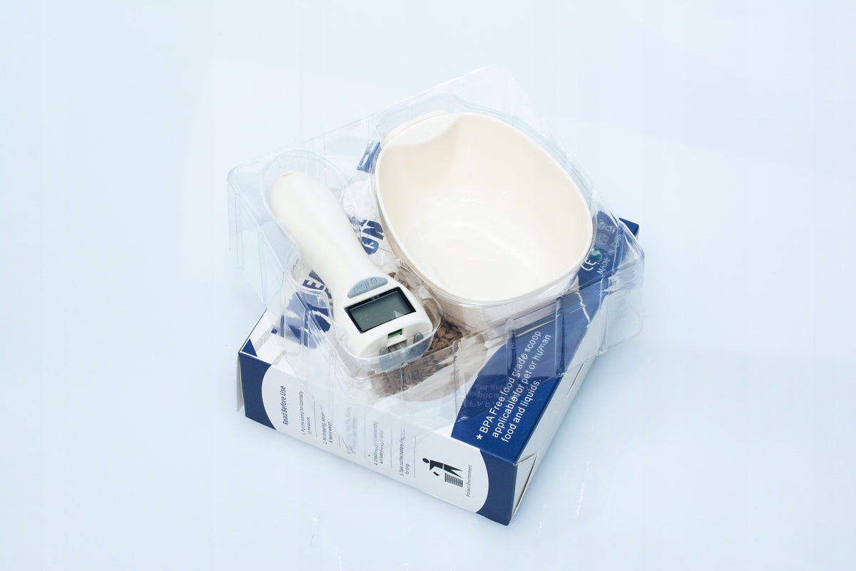 SPOON WEIGHT WITH MEASURING CUP FOR FOOD 800g FOR DOG CAT