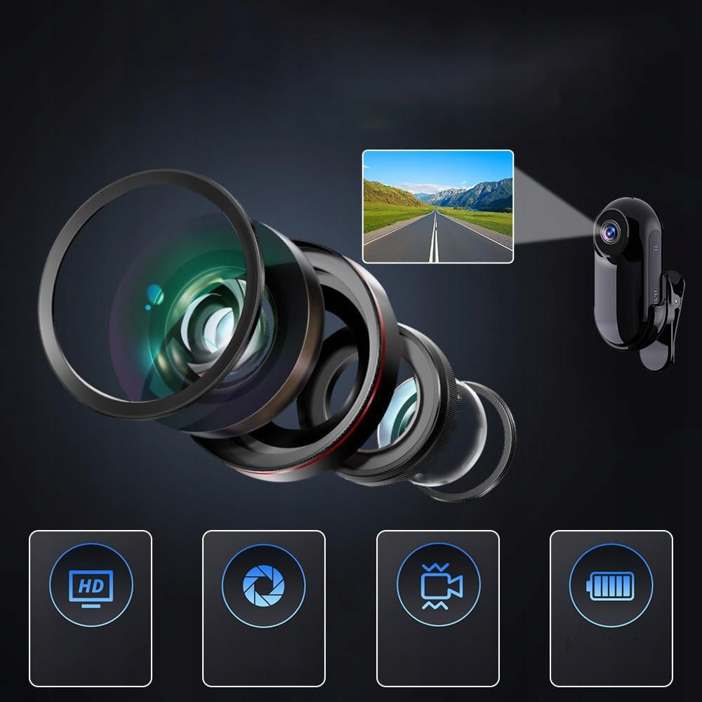 SPORTS CAMERA MINI FULL HD 1080P PORTABLE WITH 32GB CARD AND OTG ADAPTER Model 32072