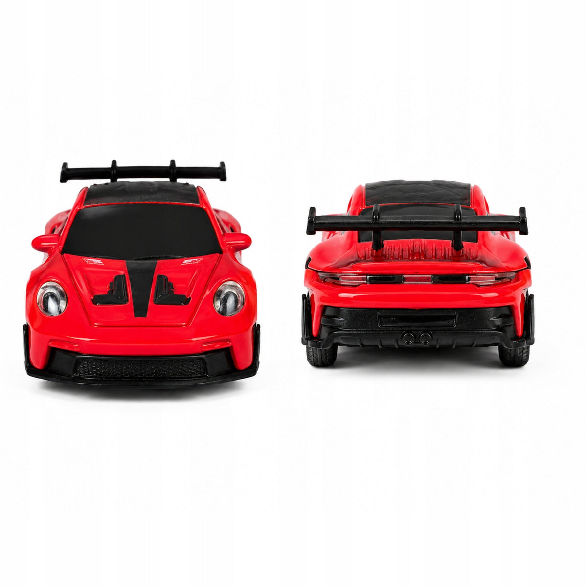 SPORTS CAR REMOTE CONTROLLED MINI RC METAL CAR 1:64 RED Brand QBI