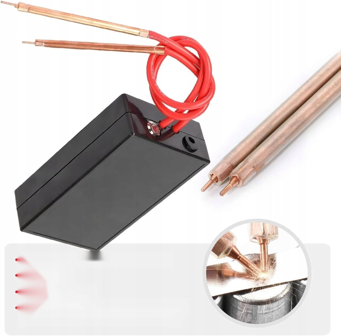 SPOT WELDER PORTABLE MINI DIY WELDING MACHINE BATTERY SET 18650 Maximum power 1 W