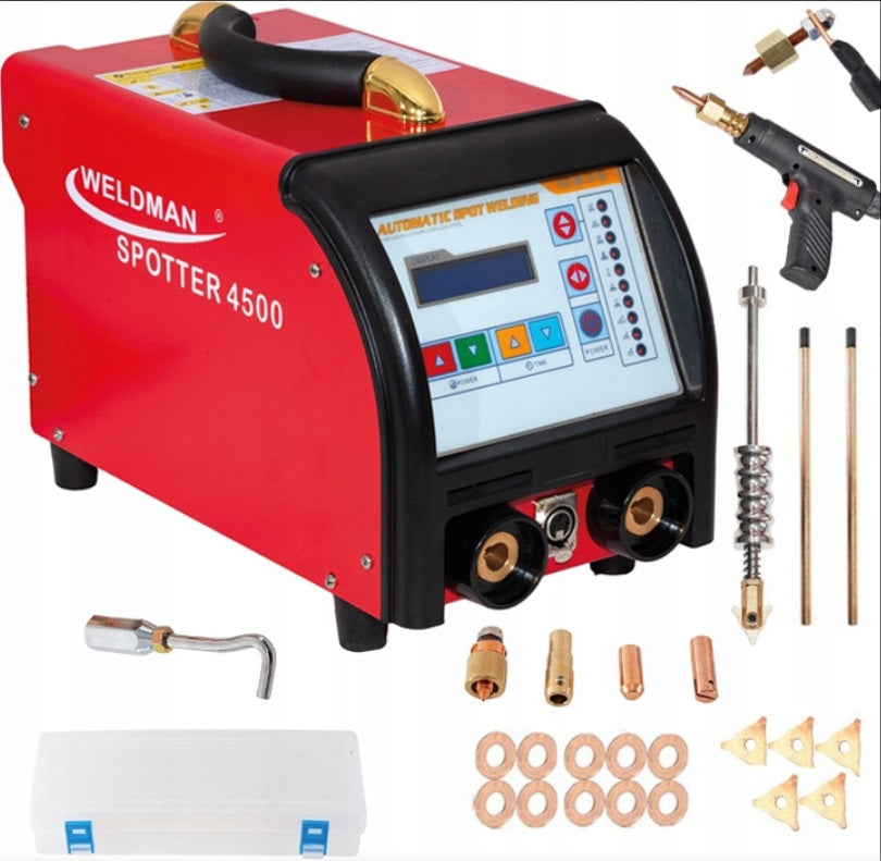 SPOTTER Weldman 4500 SHEET METAL BODY WELDING MACHINE with Spoter accessories